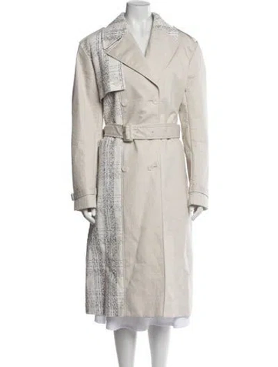 Pre-owned St John Trench Coat In Multi