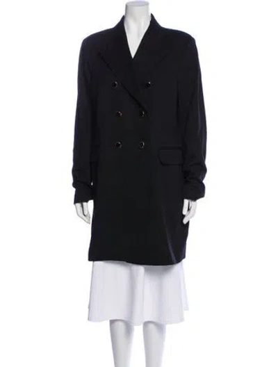 Pre-owned St John Trench Coat W/ Tags In Black