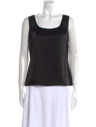 Pre-owned St John Turtleneck Long Sleeve Sweatshirt W/ Tags In Black