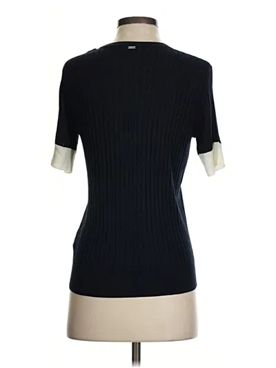 Pre-owned St John Turtleneck Sweater In Blue