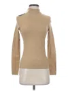 St John Turtleneck Sweater In Brown