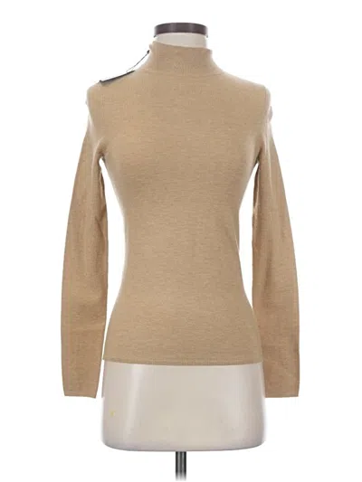 St John Turtleneck Sweater In Tan