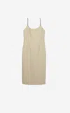 St John Tweed Dress With Chain Straps In Pcgm