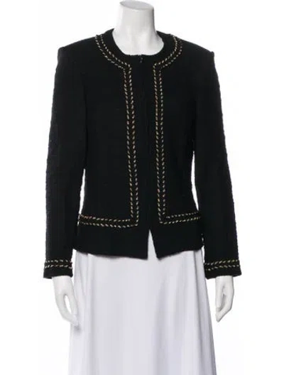 Pre-owned St John Tweed Evening Jacket In Black