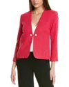 St John St. John Tweed Jacket In Red