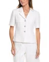 St John St. John Tweed Jacket In White
