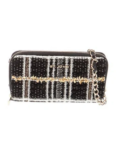 Pre-owned St John Tweed Minaudière In Black