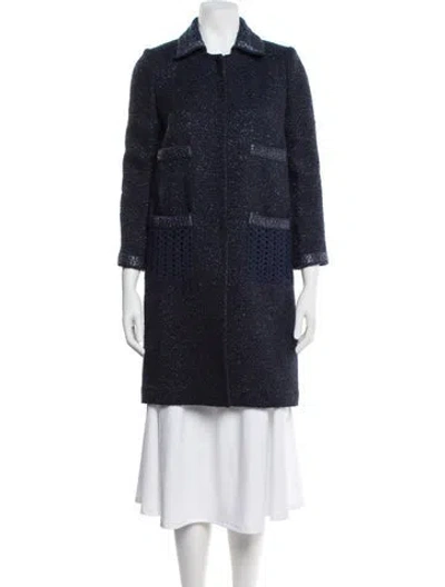 Pre-owned St John Tweed Pattern Evening Jacket W/ Tags