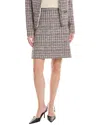St John St. John Tweed Skirt In White