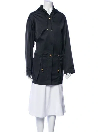 Pre-owned St John Utility Jacket In Black