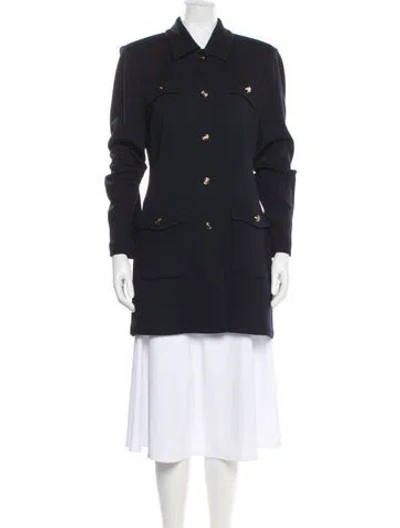 Pre-owned St John Utility Jacket In Black