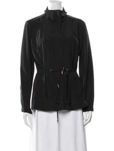 Pre-owned St John Utility Jacket In Black
