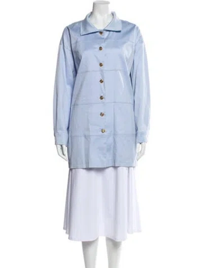 Pre-owned St John Utility Jacket In Blue