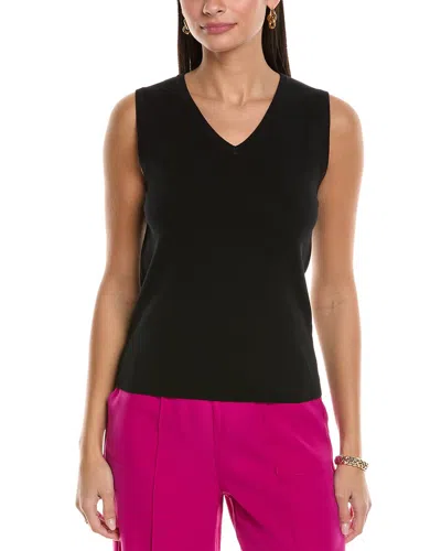 St John St. John V-neck Shell In Blue