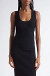 St John St. John Venezia Knit Tank In Black