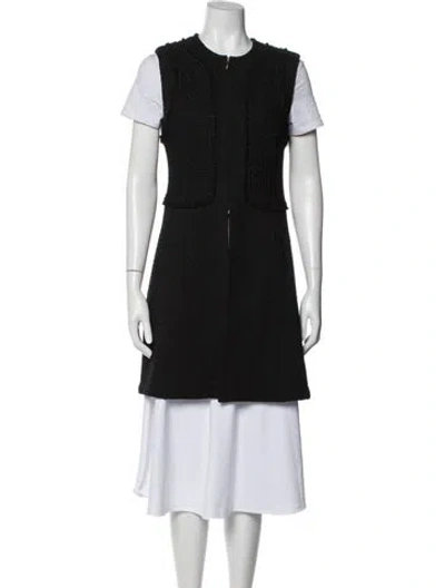 Pre-owned St John Vest In Black