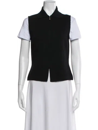 Pre-owned St John Vest In Black