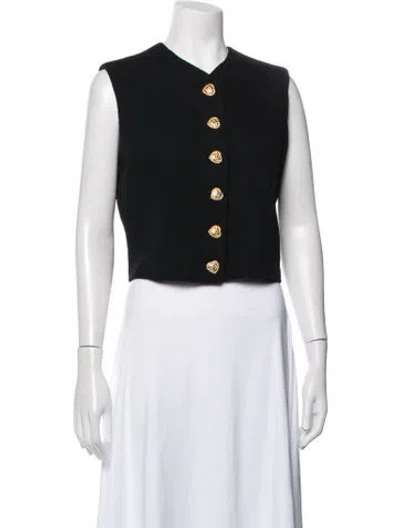Pre-owned St John Vest In Black
