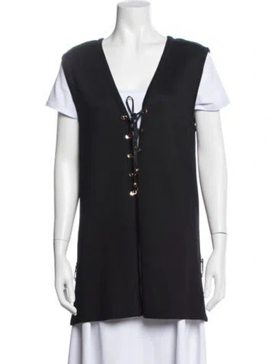 Pre-owned St John Vest In Black