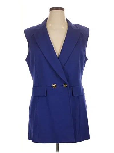 Pre-owned St John Vest In Blue