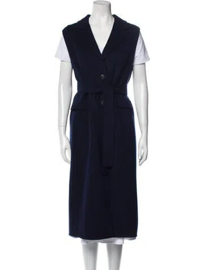 Pre-owned St John Vest In Blue