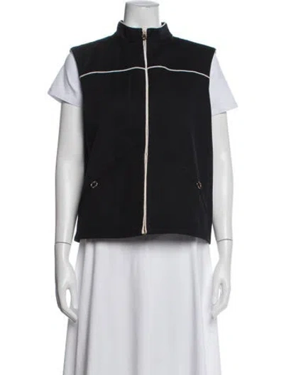 Pre-owned St John Vest In Blue