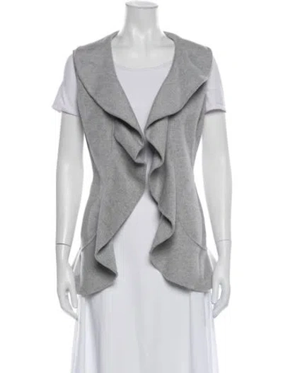 Pre-owned St John Vest In Gray