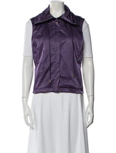 Pre-owned St John Vest In Purple