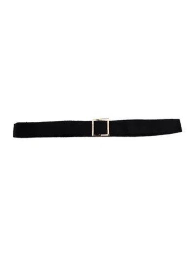 Pre-owned St John Vintage Belt In Black