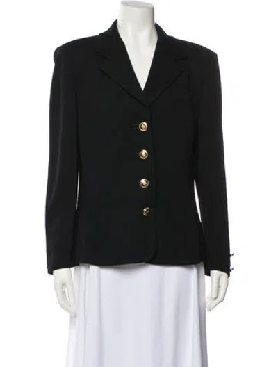 Pre-owned St John Vintage Blazer In Black