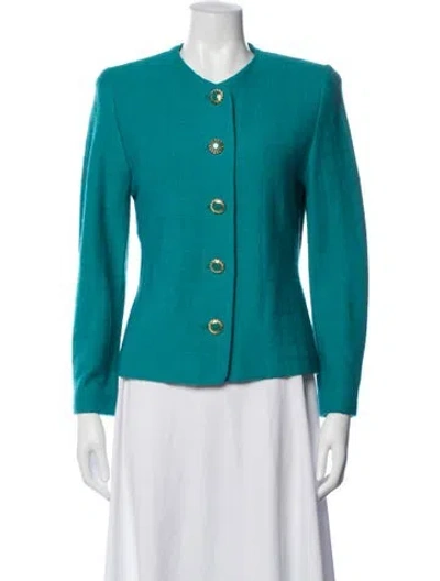 Pre-owned St John Vintage Blazer In Blue