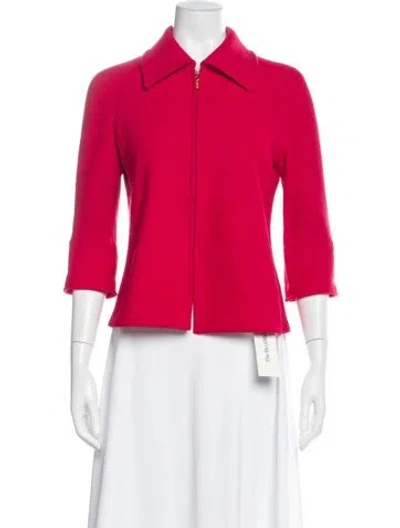 Pre-owned St John Vintage Blazer In Red