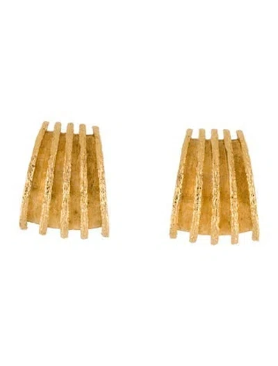 Pre-owned St John Vintage Clip-on Earrings In Multi