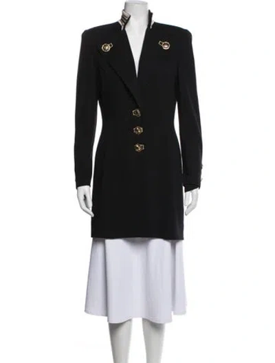 Pre-owned St John Vintage Coat In Black