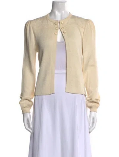 Pre-owned St John Vintage Crew Neck Sweater In Neutral
