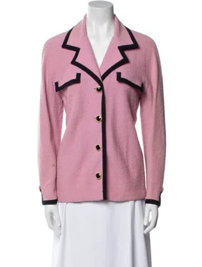 Pre-owned St John Vintage Jacket In Pink