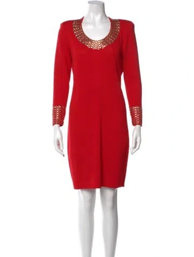 Pre-owned St John Vintage Knee-length Dress In Multi