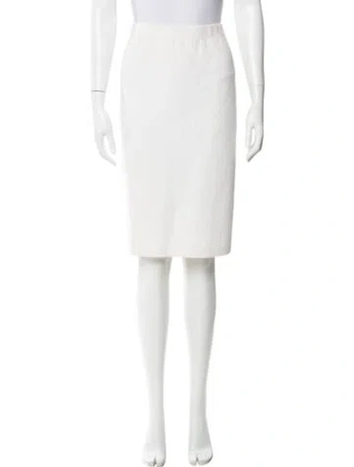 Pre-owned St John Vintage Knee-length Skirt In Neutral