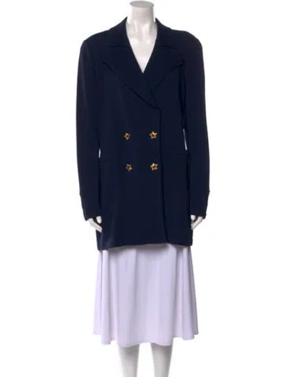 Pre-owned St John Vintage Peacoat In Blue