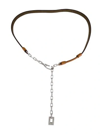 Pre-owned St John Vintage Skinny Waist Belt In Multi