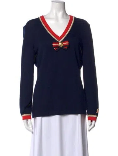 Pre-owned St John V-neck Sweater