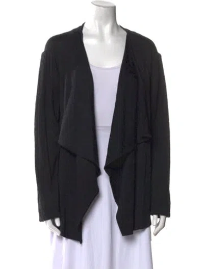 Pre-owned St John V-neck Sweater In Black