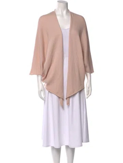 Pre-owned St John V-neck Sweater In Brown