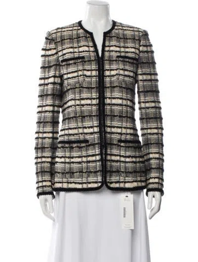 Pre-owned St John V-neck Sweater In Multi
