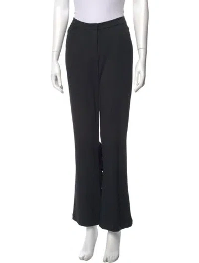 Pre-owned St John Wide Leg Pants In Black