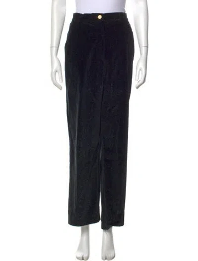 Pre-owned St John Wide Leg Pants In Black