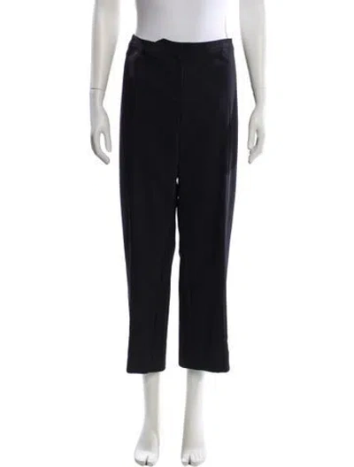 Pre-owned St John Wide Leg Pants In Black