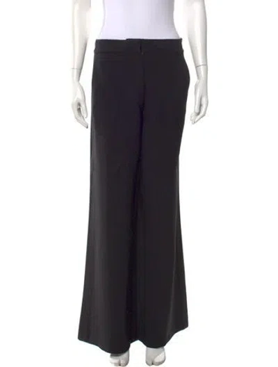 Pre-owned St John Wide Leg Pants In Black
