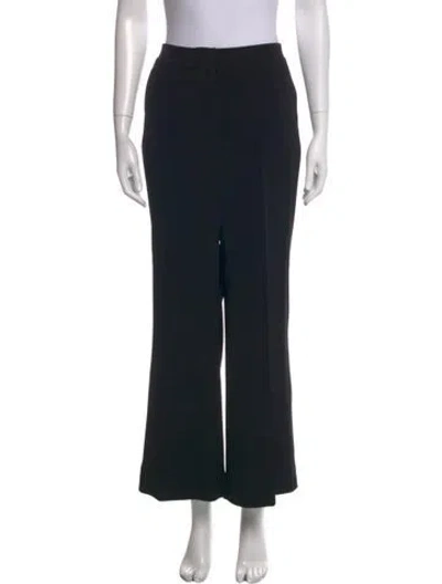 Pre-owned St John Wide Leg Pants In Black