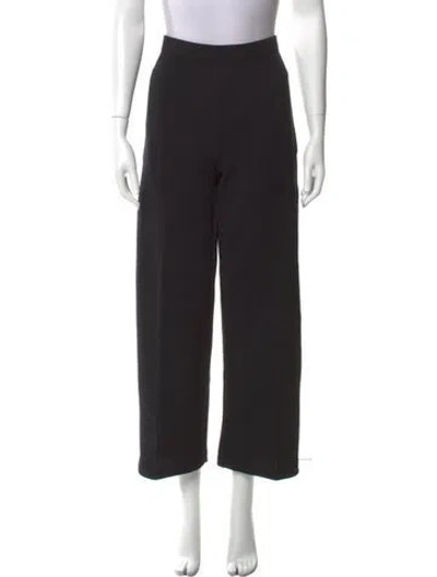 Pre-owned St John Wide Leg Pants In Black